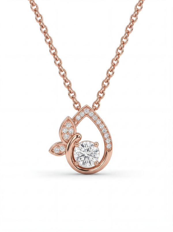 Butterfly Whispers Pendant - 925 Silver