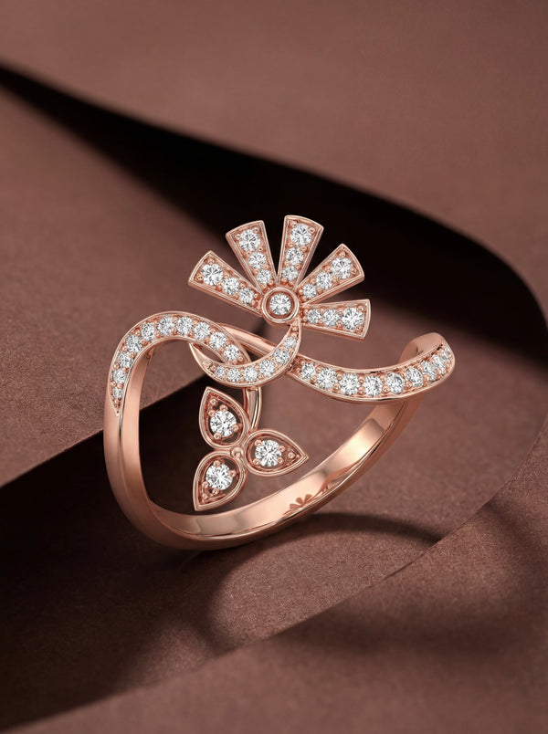 Petal Dance Ring - 925 Silver