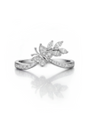 Butterfly Bloom Ring - 925 Silver