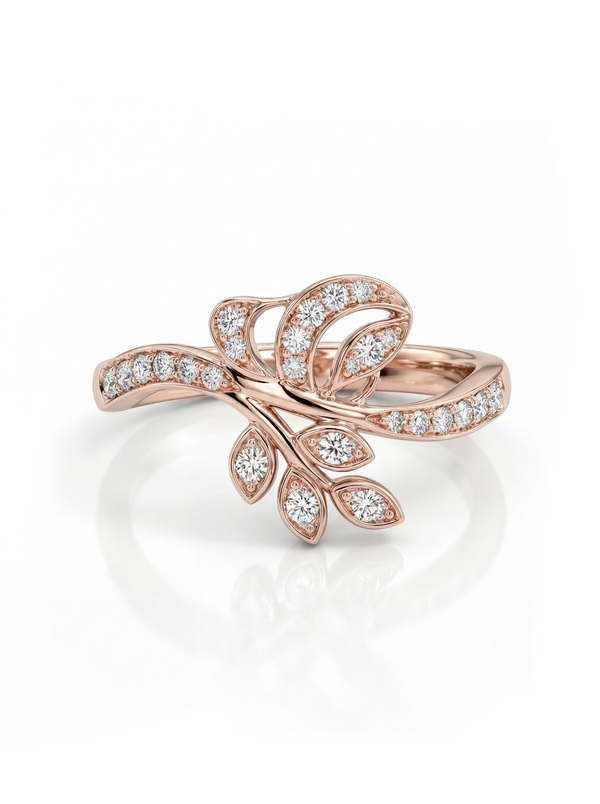 Blooming Branch Ring - 925 Silver
