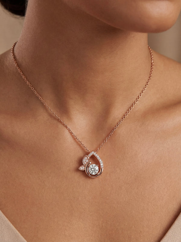 Butterfly Whispers Pendant - 925 Silver